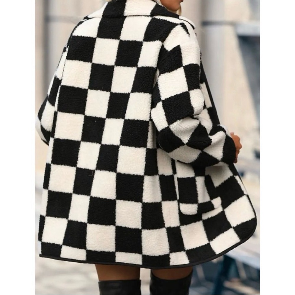Double Take Faux Sherpa Coat - Picture 2 of 8